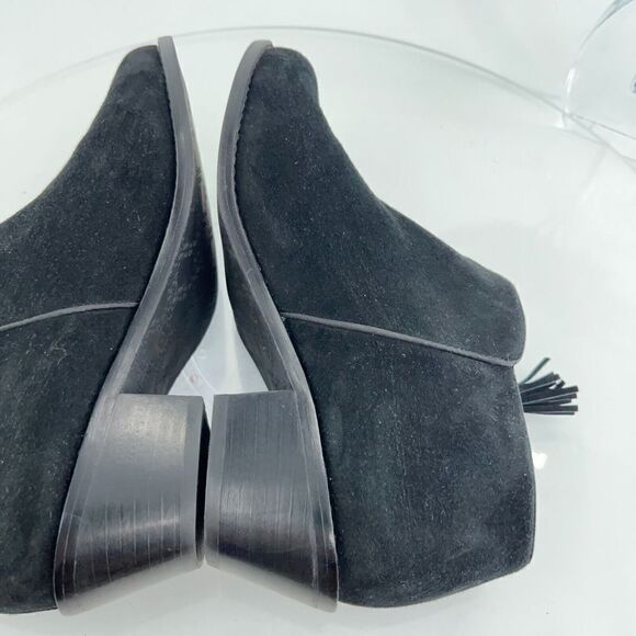 Vionic Women's Serena Boot Size 6.5 Bootie Black Suede Almond Toe Zip Comfy Shoe - Picture 10 of 13